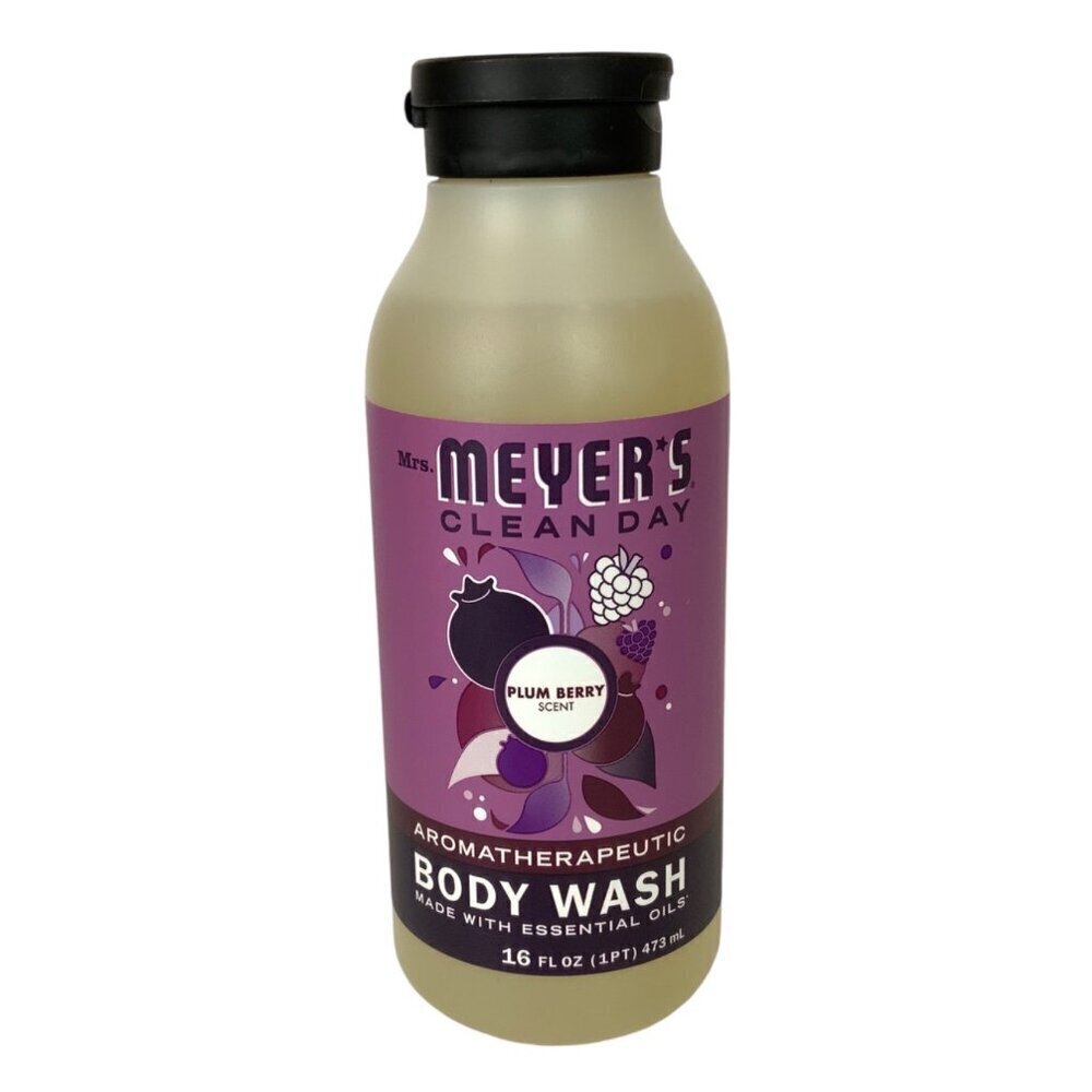 Mrs. Meyers Clean Day Plum Berry Aromatherapeutic Body Wash 16 Fl Oz